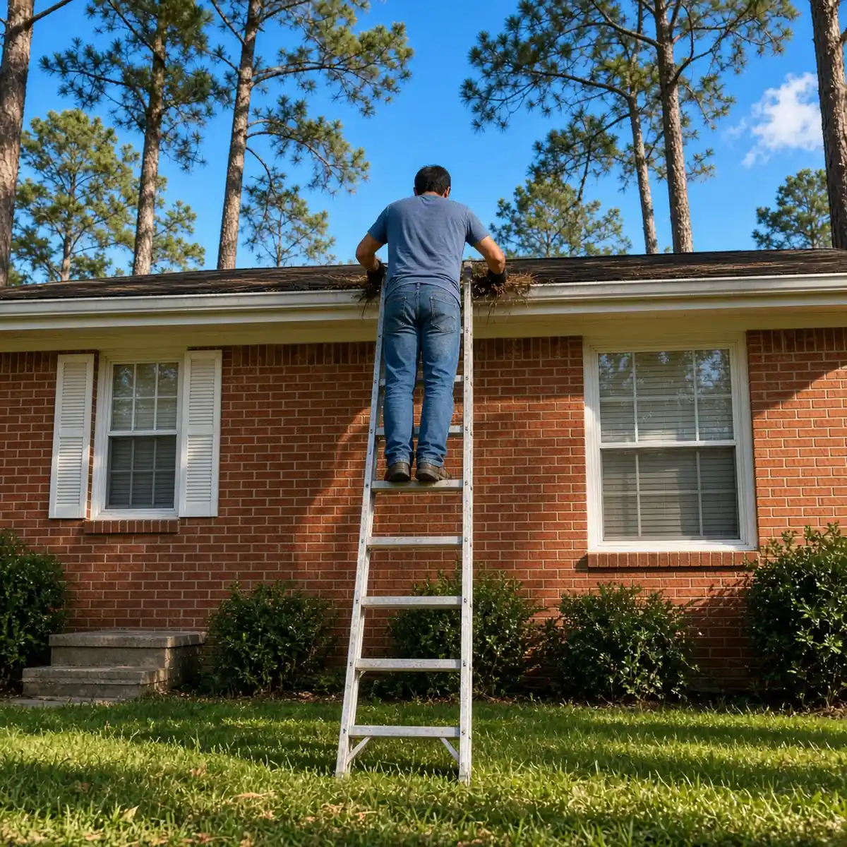 Gutter cleaning service in Newnan GA